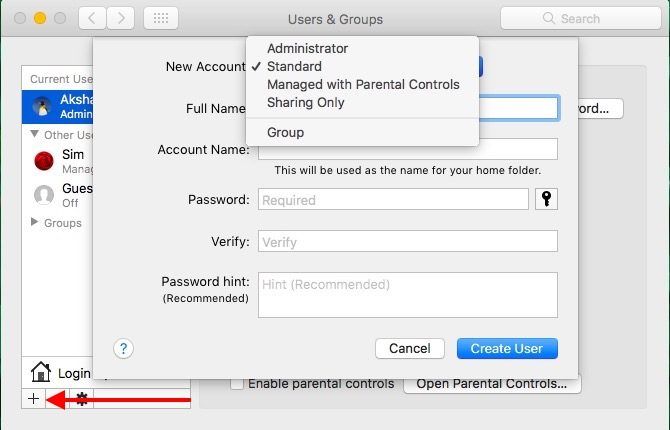 why set up multiple users for mac